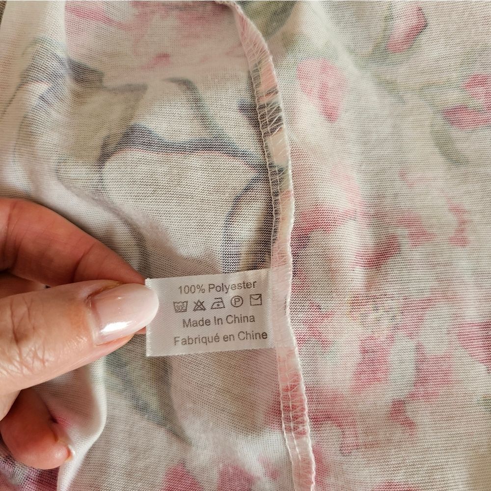 Floral Women's Robe - Picture 5 of 7